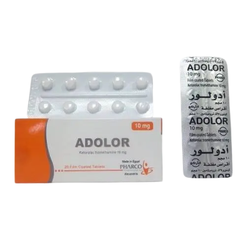 adolor 10 mg 20 f.c.tabs - ادولور 10مجم 20 قرص