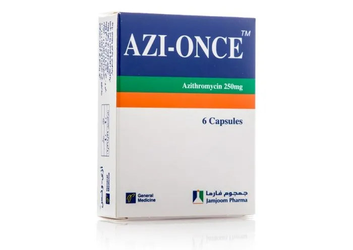azi once 250mg 6 caps - ازي ونس 250 مجم 6 كبسولات