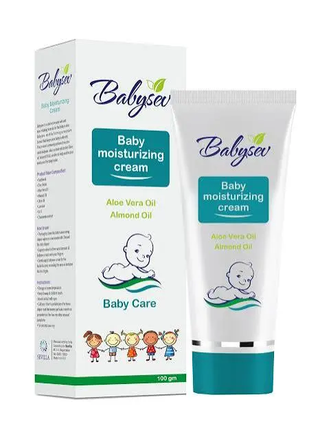 BabySev Moisturizing Diaper Cream with Panthenol 75 gm - بيبي سيف كريم مرطب لمنطقة الحفاض بالبانثينول 75 جم