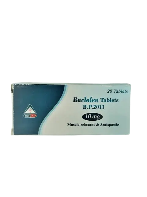 baclofen 10 mg 20 tabs b.p.2011 - باكلوفين 10مجم 20 قرص