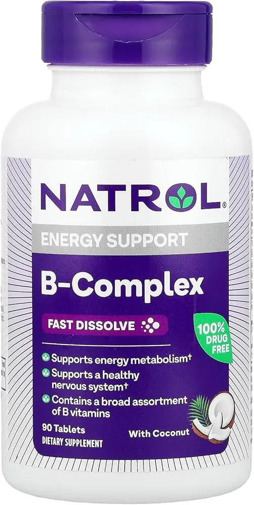 b complex 90 tabs (natrol) - بى كومبليكس90 قرص