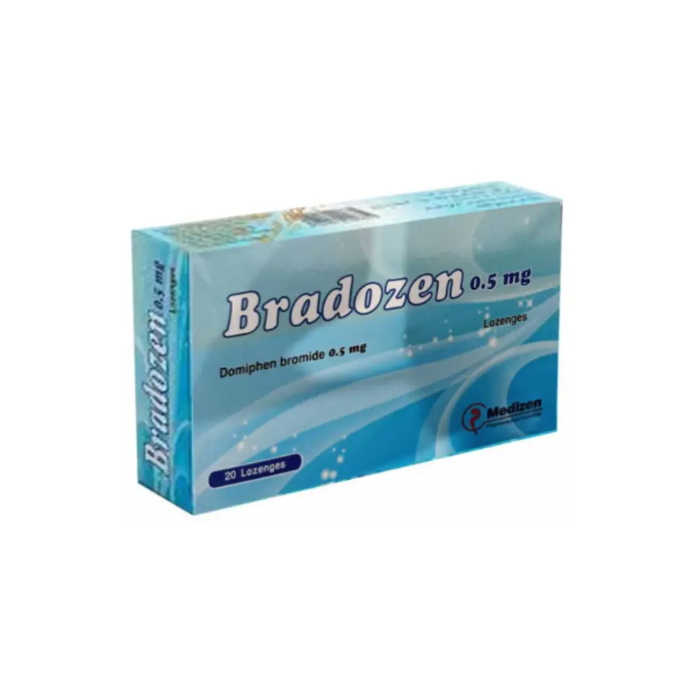 bradozen 20 lozenges - برادوزين اقراص استحلاب للزور 20 قرص
