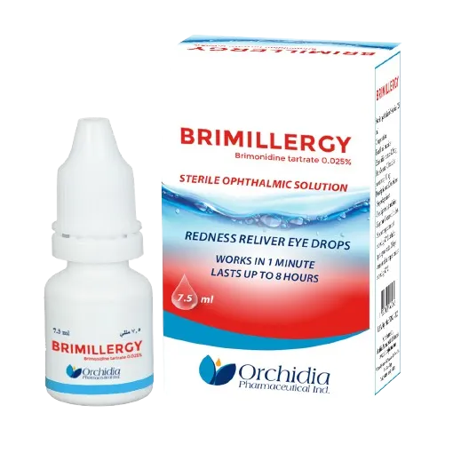 [code in gad:66178--code in mourad:65776] brimillergy 0.025% eye drops 7.5 ml - بريميليرجي 0.025% قطرة للعين 7.5 مل