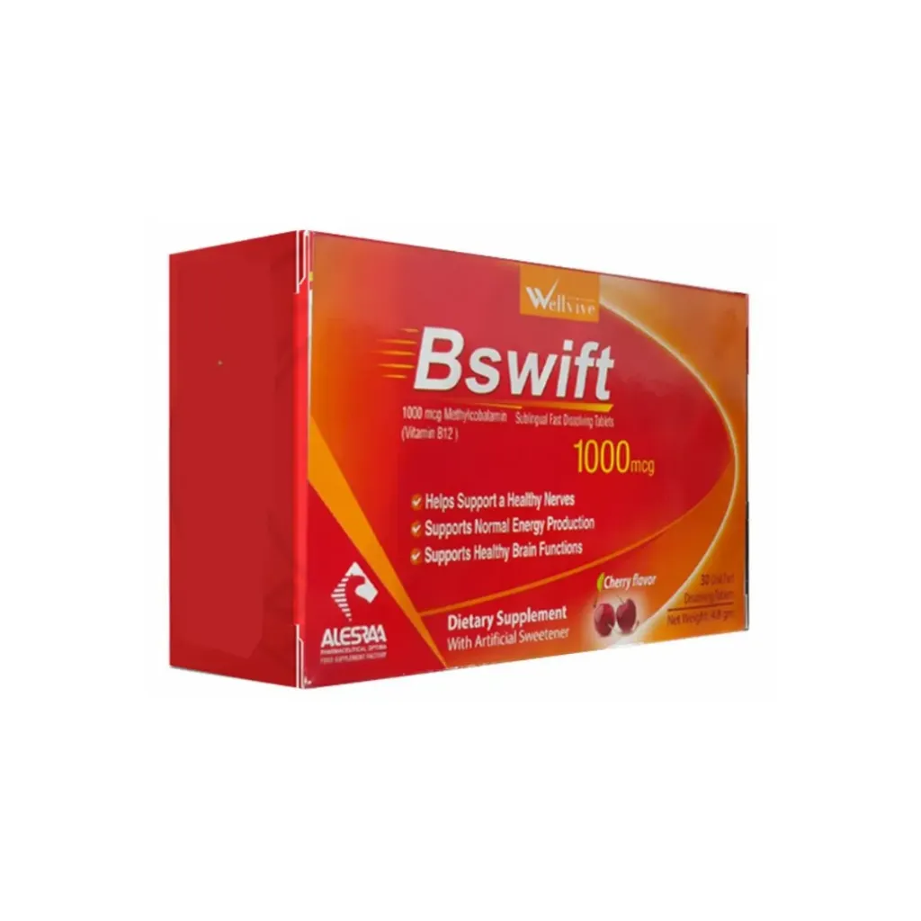 Bswift 1000mcg 30 sublingual tabs - بيسويفت 1000 مكجم 30 قرص تحت اللسان