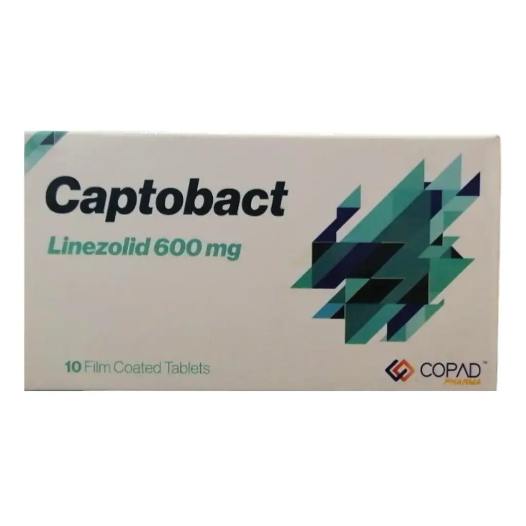 captobact 600mg 10 tabs - كابتوباكت 600 مجم 10 اقراص