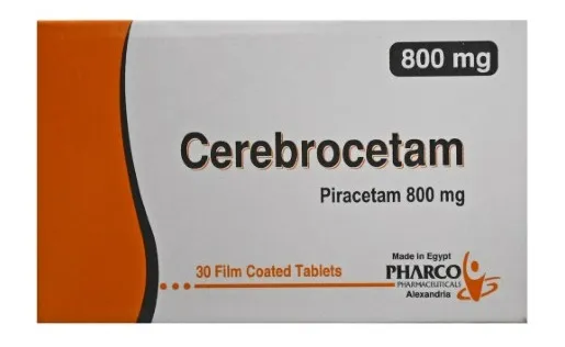 [code in gad:67740--code in mourad:] Cerebrocetam 800mg 30 tabs - سيريبروسيتام 800 مجم 30 قرص