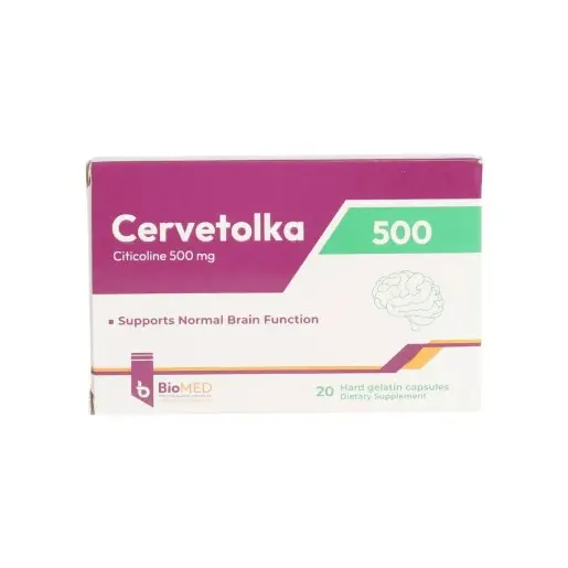 cervetolka 500mg 20 caps - سيرفيتولكا 500 مجم 20 كبسولة