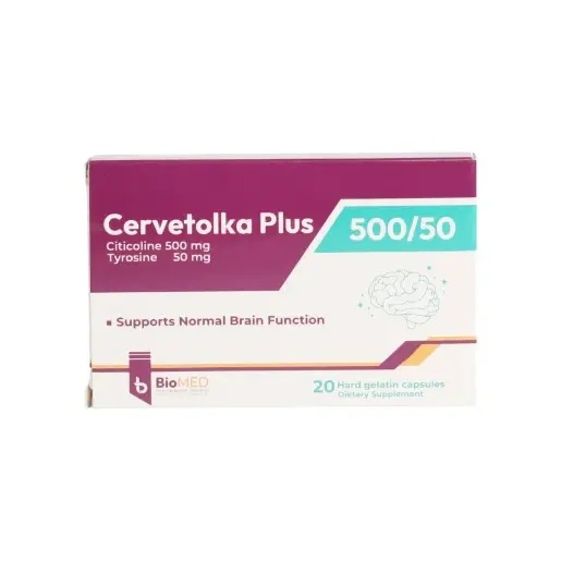 cervetolka plus 500/50 mg 20 caps - سيرفيتولكا بلس 500/5مجم 20 كبسولة