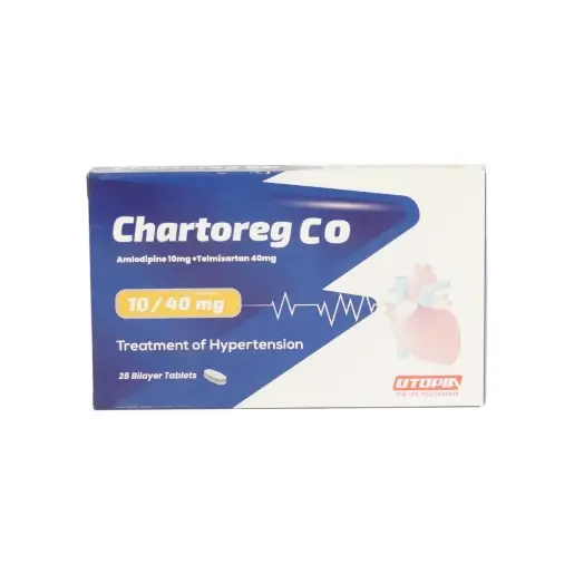 chartoreg co 40/10 mg 28 tabs - شارتوريج كو 40/10مجم 28 قرص