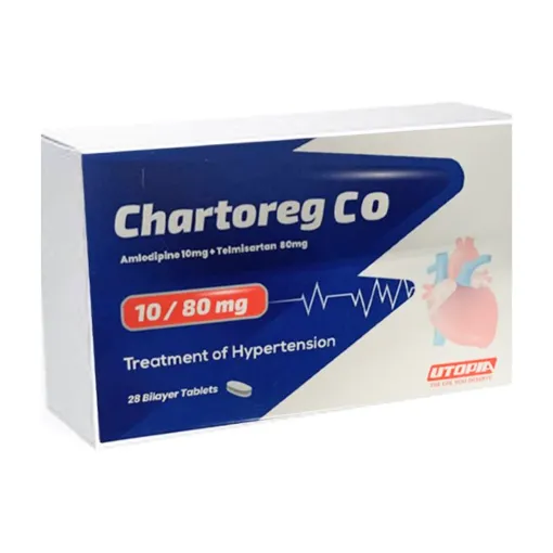chartoreg co 80/10 mg 28 tabs - شارتوريج كو 80/10مجم 28 قرص