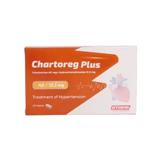 chartoreg plus 40/12.5 mg 28 tabs - شارتوريج بلس 40/12.5 مجم 28 قرص