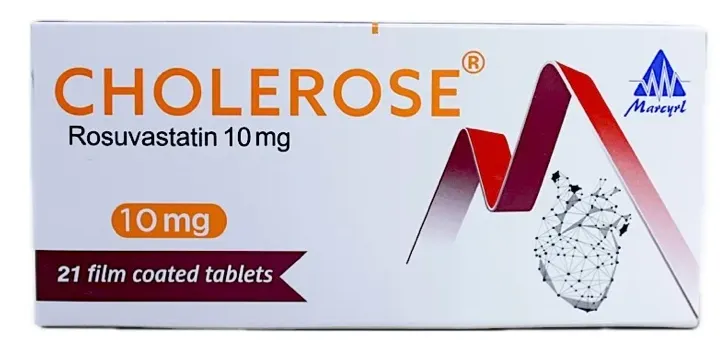 Cholerose 10mg 21 tab - كوليروز 10 مجم 21 قرص