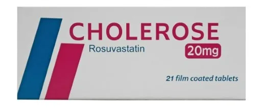 [code in gad:61837--code in mourad:61922] Cholerose 20mg 21 tabs - كوليروز 20 مجم 21 قرص