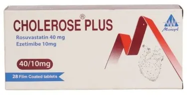 [code in gad:66646--code in mourad:66761] Cholerose plus 10/40mg 28 tabs - كوليروز بلس 10/40 مجم 28 قرص