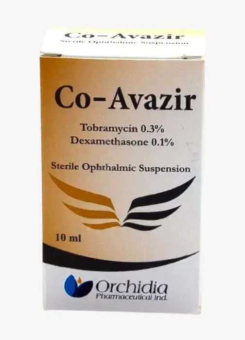 [code in gad:59189--code in mourad:59189] Co Avazir eye drops 10 ml - كو افازير نقط للعين 10 مل