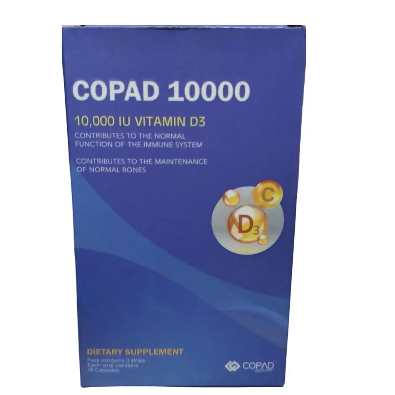 copad 10.000 i.u. 30 caps - كوباد 10000 وحدة دولية 30 كبسولة