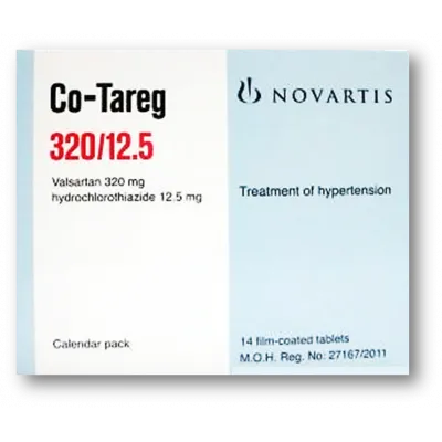 [code in gad:58768--code in mourad:58768] co tareg 320/12.5mg 14 tabs - كو تارج 320/12.5مجم 14 قرص