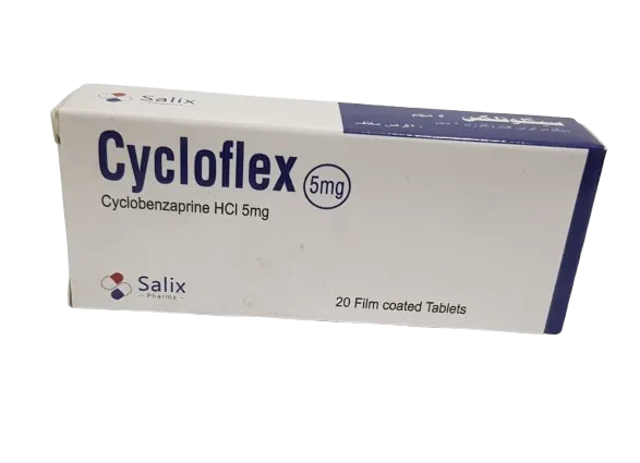 [code in gad:64693--code in mourad:64562] Cycloflex 5mg 20 tablets - سيكلوفلكس 5 مجم 20 قرص