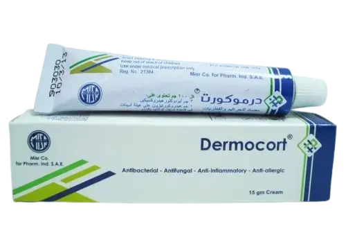 [code in gad:--code in mourad:35585] dermocort cream 15 gm - درموكورت كريم 15جم