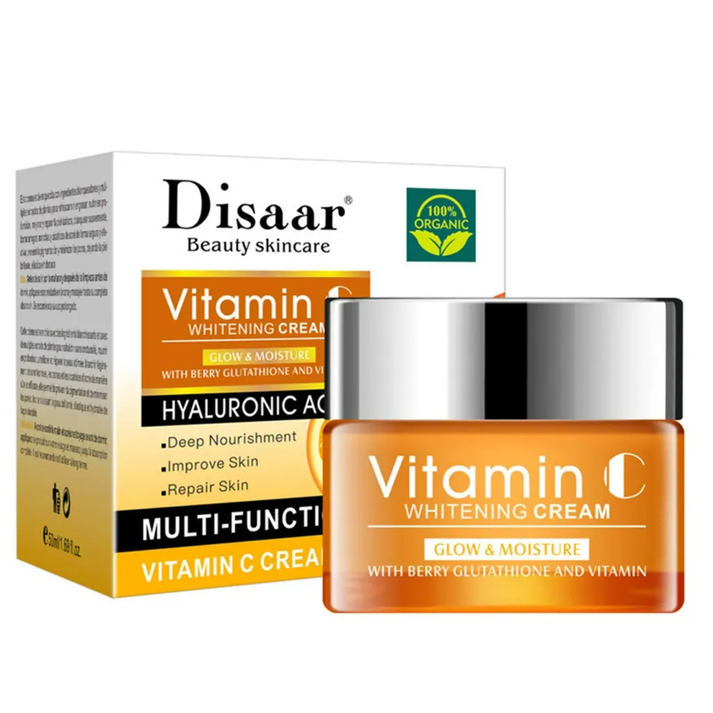 [code in gad:66025--code in mourad:] DISAAR Vitamin C Cream 50 gm - ديسار كريم تفتيح وترطيب بفيتامين ج 50 جم