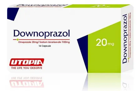 [code in gad:dnc20--code in mourad:61865] Downoprazol 20/1100mg 14 capsules - داونوبرازول 20/1100 مجم 14 كبسولة