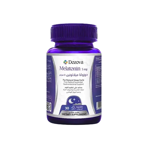 dozova melatonin 5mg 30 capsule - دوزوفا ميلاتونين 5 مجم 30 كبسولة