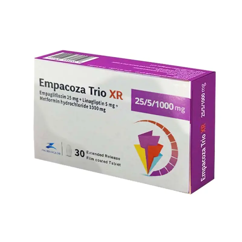 empacoza trio 25/5/1000 mg 30 tabs - ايمباكوزا تريو 25/5/1000مجم 30 قرص