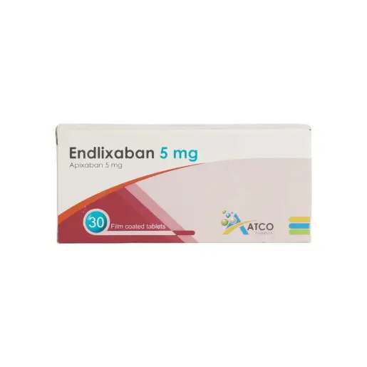 endlixaban 5mg 30 tabs - ايندليكسابان 5 مجم 30 قرص