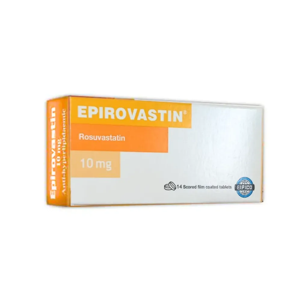 Epirovastin 10mg 14 scored tabs - ابيروفاستين 10مجم 14 قرص قابل للتقسيم