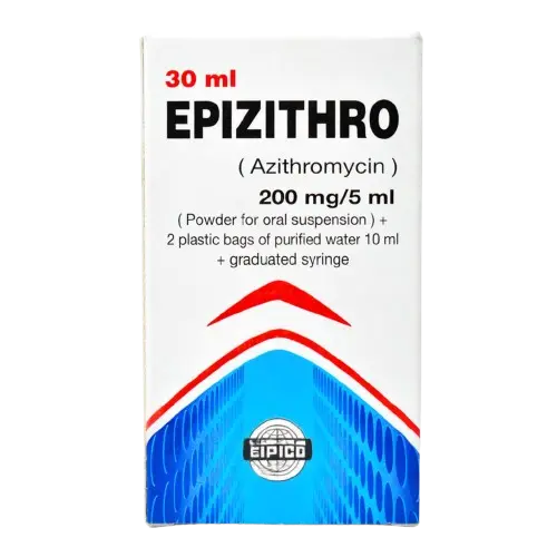 epizithro 200mg/5ml 30ml susp - ابيزيثرو 200 مجم/5 مل 30 مل