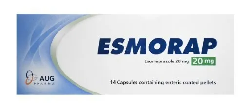 esmorap 20mg 14 caps - ازموراب 20 مجم 14 كبسولة