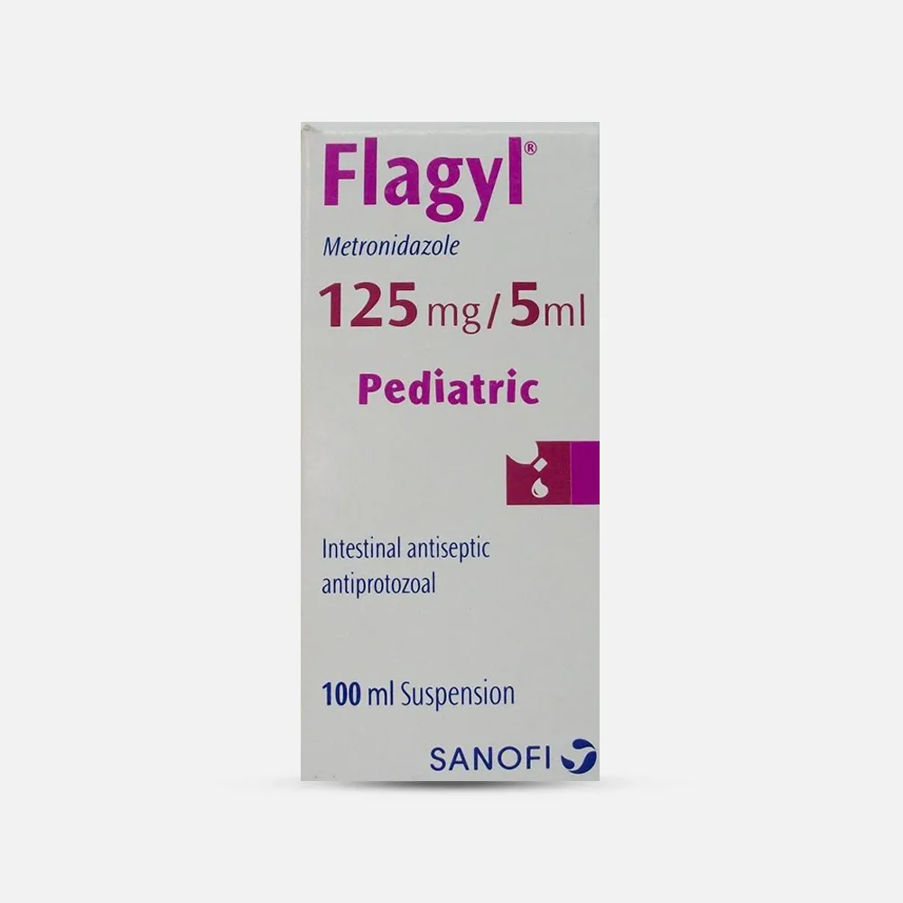 Flagyl 125mg 100 ml susp - فلاجيل 125 مجم 100 مل شراب
