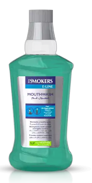 Eva Smokers E Line Mouthwash 250 ml - إيڤا سموكرز إي لاين غسول فم 250 مل