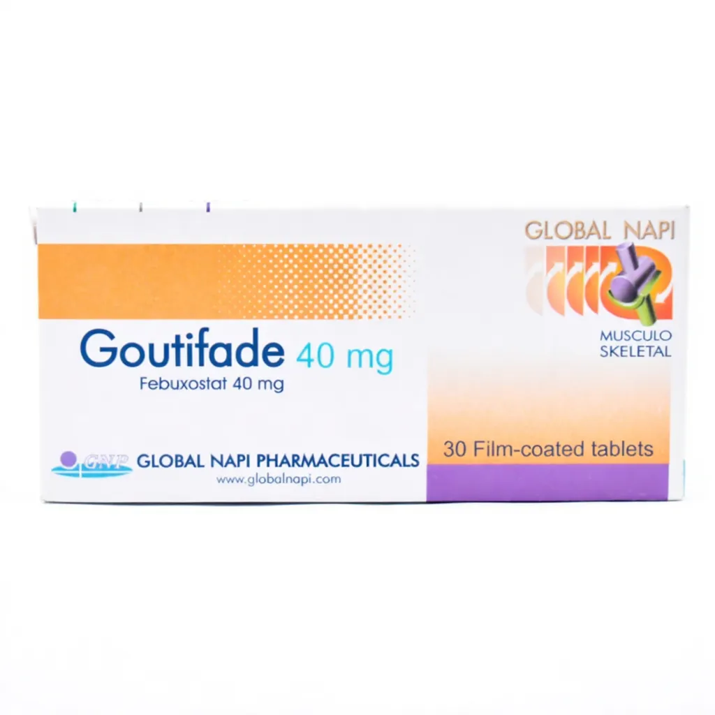 goutifade 40mg 30 tablets - جاوتيفيد 40 مجم 30 قرص