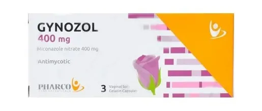 Gynozol 400mg 3 vaginal ovules - جينوزول 400 مجم 3 اقماع مهبلية
