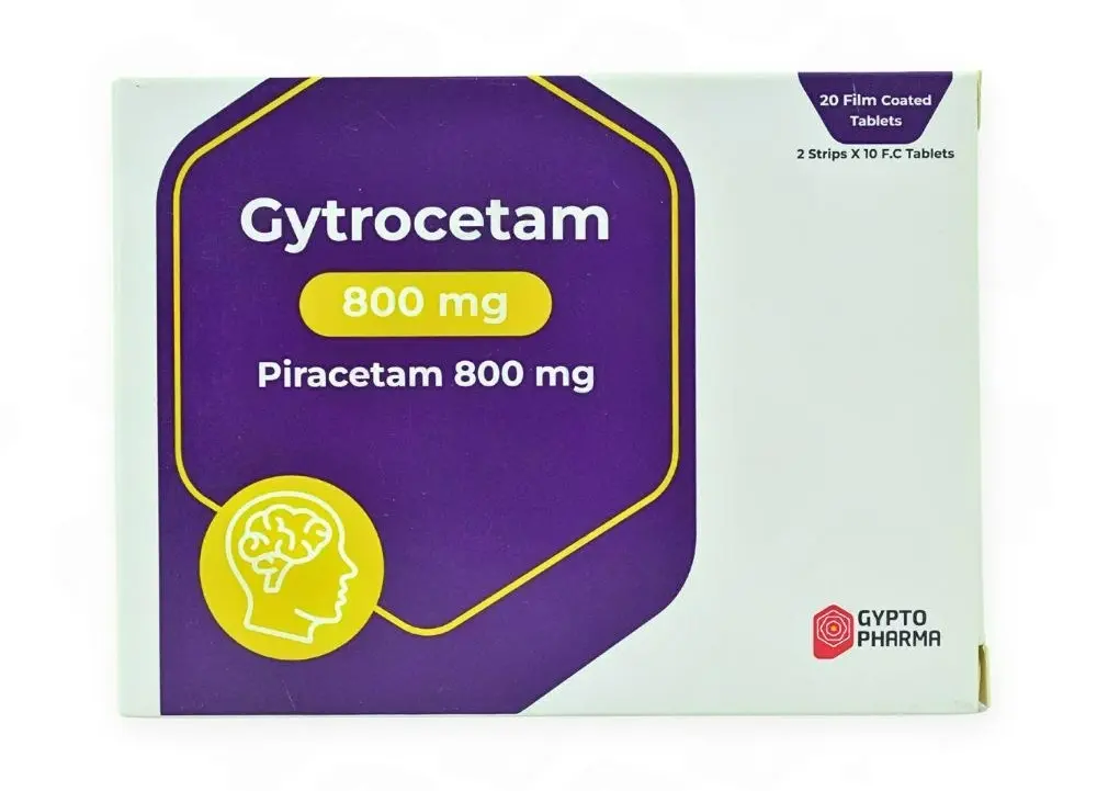 gytrocetam 800 mg 20 tabs - جيتروسيتام 800 مج 20 قرص