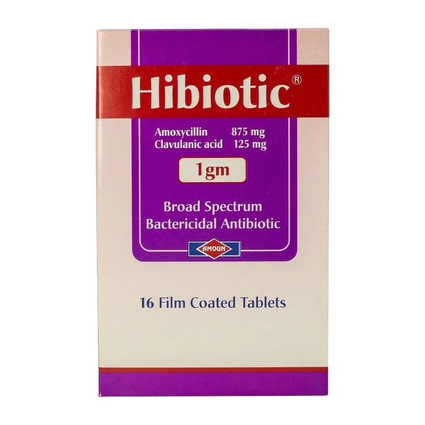 hibiotic 1gm 16 tab - هاي بيوتك 1جم 16 قرص