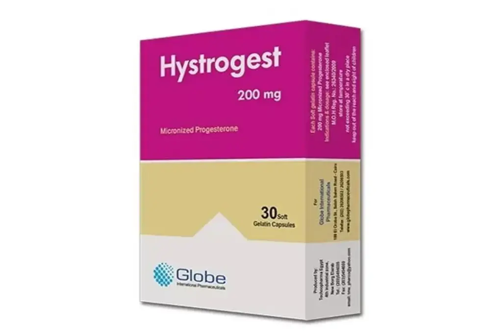 Hystrogest 200mg 30 soft gelatin capsules - هيستروجيست 200مجم 30 كبسولة