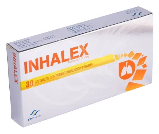 [code in gad:64288--code in mourad:64410] Inhalex 30 inhalation caps - انهاليكس 18 ميكروجرام 30 كبسولة استنشاق مع جهاز استنشاق