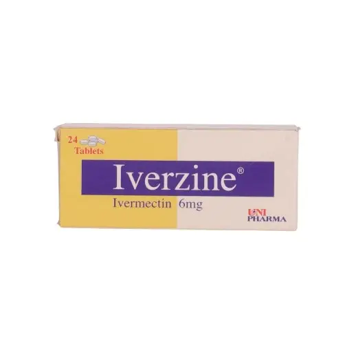 iverzine 6mg 24 tabs - ايفرزين 6مجم 24 قرص