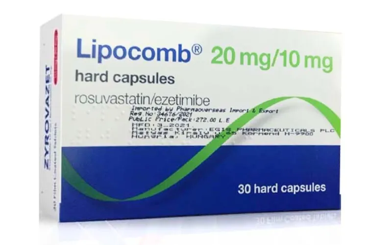 lipocomb 10/20 mg 30 caps - ليبوكومب 10/20مجم 30 كبسولة