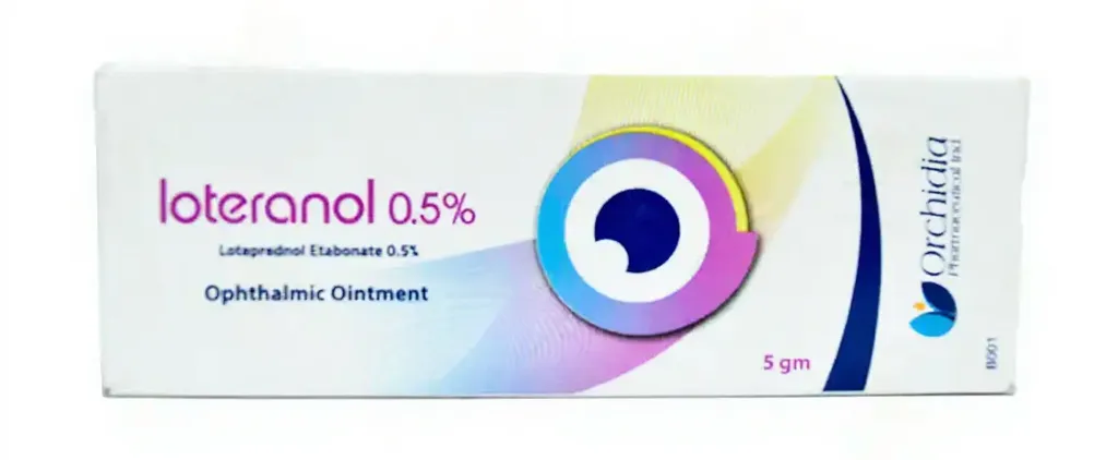 loteranol 1% eye ointment 5 gm - لوتيرانول 1% مرهم للعين 5 جم