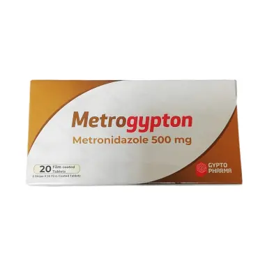 Metrogypton 500mg 20 tabs - ميتروجبتون 500 مج 20 قرص