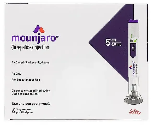 mounjaro injection 5mg 4 single dose prefilled pens - مونجارو حقن للتخسيس 5 مجم 4 اقلام معبأة للحقن