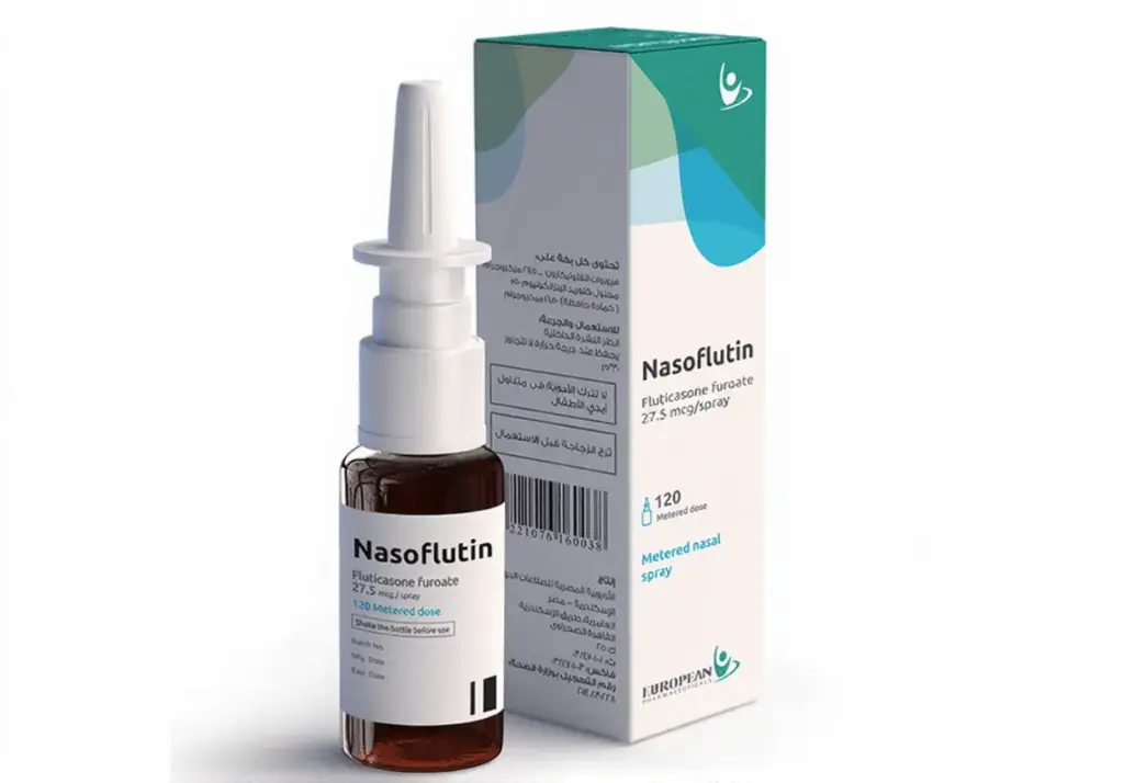 nasoflutin nasal spray 120 doses - نازوفلوتين بخاخ للانف 120 جرعة