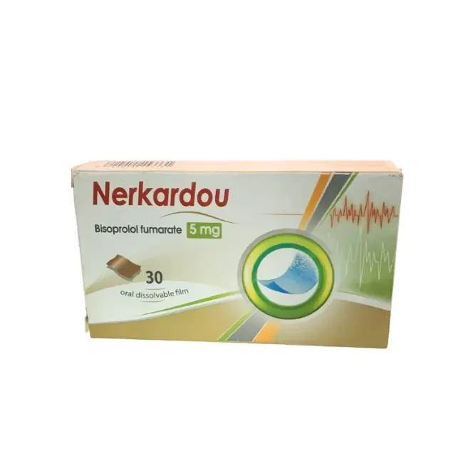 Nerkardou 5mg 30 orodispersible films - نيركاردو 5 مجم 30 فيلم ذائب بالفم
