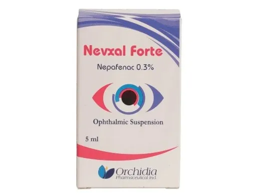 nevxal forte 0.3% eye drops 5 ml - نيفكسال فورت 0.3% قطرة عين 5 مل