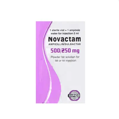 [code in gad:62440--code in mourad:62383] Novactam 750mg vial for IM or IV - نوفاكتام 750 مجم فيال للحقن العضلى او الوريدى