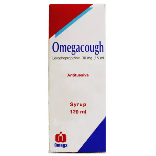 omegacough 30mg/5ml syrup 120 ml - اوميجاكاف شراب للكحة 30مجم/5مل زجاجة 120 مل