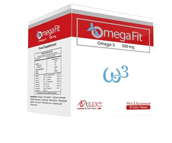 omegafit 500 mg 14 sachets - اوميجافيت 500مجم 14 اكياس